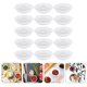 thumbnail image 3 of 15 piezas de platos de plástico para salsa de soja, prácticos cuencos redondos para condimentos., 3 of 8