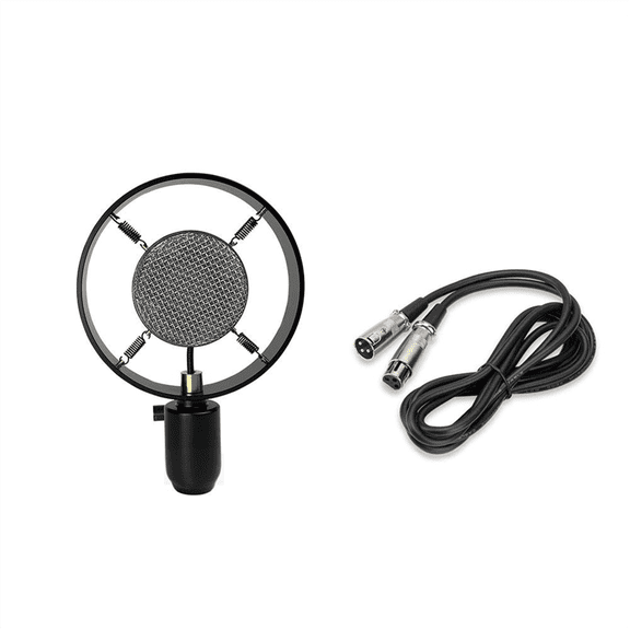 Vintage Retro Microphone Classical Microphone Model Stage Photography Prop Condenser Microphone for Recording Video Work
