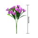 thumbnail image 2 of Cateissary 2 uds 5 tenedores 15 cabezas girasol Artificial estilo rústico decoración Floral del hogar Flores artificiales púrpura, 2 of 6