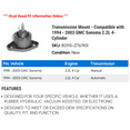 thumbnail image 2 of Transmission Mount - Compatible with 1994 - 2003 GMC Sonoma 2.2L 4-Cylinder 1995 1996 1997 1998 1999 2000 2001 2002, 2 of 2