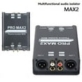 thumbnail image 2 of 2X 2-Way Audio Isolator Audio Current Noise Eliminator XLR 6.5 Lotus Isolator Mixer Live Broadcast, 2 of 7