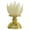 Beige, variant on LED Lotus Buddhist Light, Flickering Lotus Candle Flower Night Lamp, Oil Buddhist Lamp with Simulated Flame, Battery Operated Altar Supplies for Worship, Home Decor, Festival Atmosphere