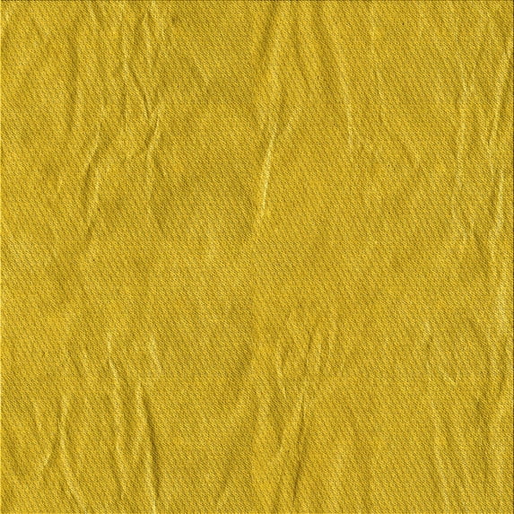Ahgly Company Indoor Square Patterned Deep Yellow Area Rugs, 4' Square