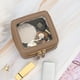 thumbnail image 4 of Bolsa de maquillaje Aveniee Mini, neceser de viaje transparente, color topo, 4 of 6