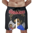 thumbnail image 5 of The Boondocks Men's Swim Trunks Board Shorts Drawstring Elastic Waist Quick Dry Swimsuits Beach Shorts with Pockets L, 5 of 8