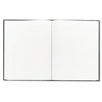 Rediform Office Products Executive Notebook, College Rule, Black , 10 3/4 x 8 1/2, 75 Sheets