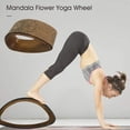 thumbnail image 4 of Yoga Wheel,Yoga Wheel for Stretching Stable and Non-Slip Yoga Wheel Roller Yoga Prop Wheel Stretching and Improving Backbends for Yoga Training Wheel Pose Designed Yoga Training, 4 of 5