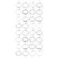 thumbnail image 4 of Tobilleras Cadenas Qarigey para niñas decoración de vestidos aleación Tipo 3 NO3 CBP220249, 4 of 6