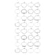 thumbnail image 1 of Minnieouse Pulseras de tobillo Cadenas de pie Joyas para el cuerpo Tobilleras de mujer para decoración de vestidos Type3 NO3 Minnieouse CBP220249, 1 of 6
