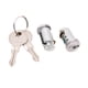 thumbnail image 4 of Cerraduras de seguridad tipo barril para barras de techo, cilindros de cerradura, núcleos de cerradura con llaves para automóviles 2 núcleos de bloqueo, 4 of 9