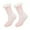 Pink, variant on Christmas Warm Socks Women Non Fuzzy Lined Slipper Socks Color: Grey Size: One Size
