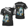 thumbnail image 4 of Personalized Housekeeping Shirts, Custom Cleaning Uniforms for Women 3D Cleaning Service Gifts Housekeeper Shirt Clean Lady (Yellow, 5XL), 4 of 9
