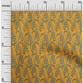 thumbnail image 1 of oneOone Cotton Flex Fabric Leaves & Floral Block Print Fabric By The Yard 40 Inch Wide, 1 of 5