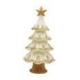 thumbnail image 3 of TISHITA Christmas Tree Statue Resin Small Christmas Tree Decorations for Shelf Landscape White, 3 of 8
