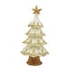 thumbnail image 3 of Adornos pequeños para el árbol de Navidad, estatua de árbol de Navidad, escultura de resina navideña Blanco, 3 of 9