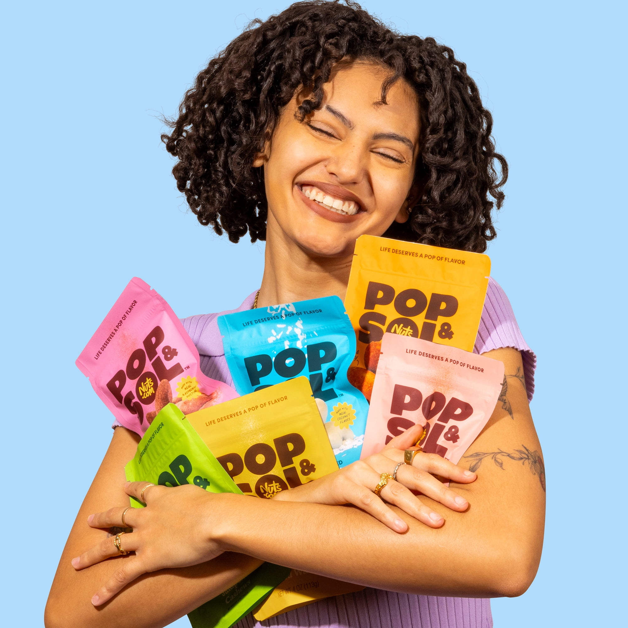 Pop & Sol by Nuts.com, Roasted Elote Peanuts, 7 oz Bag