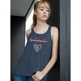 thumbnail image 2 of Slogan Love Me Leopard  Racerback Tank Women -Image by Shutterstock, Female Medium, 2 of 4