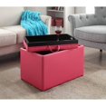 thumbnail image 4 of Pemberly Row Accent Storage Ottoman in Pink, 4 of 6