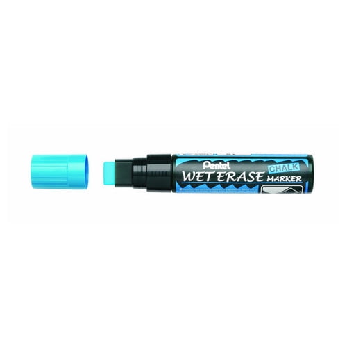 Pentel Wet Erase Chalk Marker Blue Jumbo SMW56-C 