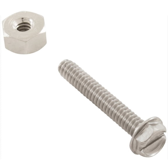 <p>Hayward SPX1500NY Bolt Kit Stainless Steel No. 10-24 with Nut for Pump Housing</p>