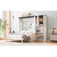 thumbnail image 4 of Newest Multi-Functional Murphy Bed with Sofa, Desk, , Storage Cabinet – Space-Saving Foldable Design, Full size, 4 of 9