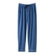 thumbnail image 1 of Pantalones de pijama largos para hombre, ropa de dormir informal para el hogar, pantalones finos y sueltos, pantalones de pijama de color liso, pantalones para hombre, 1 of 2