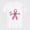 White-48, variant on Women's Breast Cancer Awareness October Pink Heart Graphic T-Shirt, 100% Cotton Short Sleeve Shirt