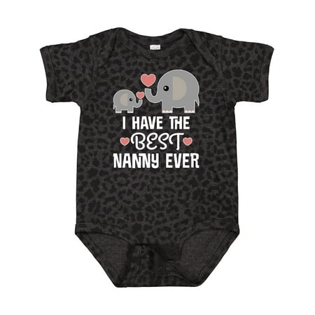 

Inktastic Best Nanny Ever Grandchild Gift Baby Boy or Baby Girl Bodysuit