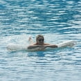 thumbnail image 3 of EASTIN Sequin Swimming Pool Water Floating Inflatable Pool Noodles Floats (Silver), 3 of 8