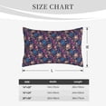 thumbnail image 3 of Fotbe Skull starry sky flower Pillow Cases - Envelope Closure - Luxury, Extra Soft, Cooling Pillow Covers - Wrinkle, Fade, Stain Resistant-20"x30", 3 of 8