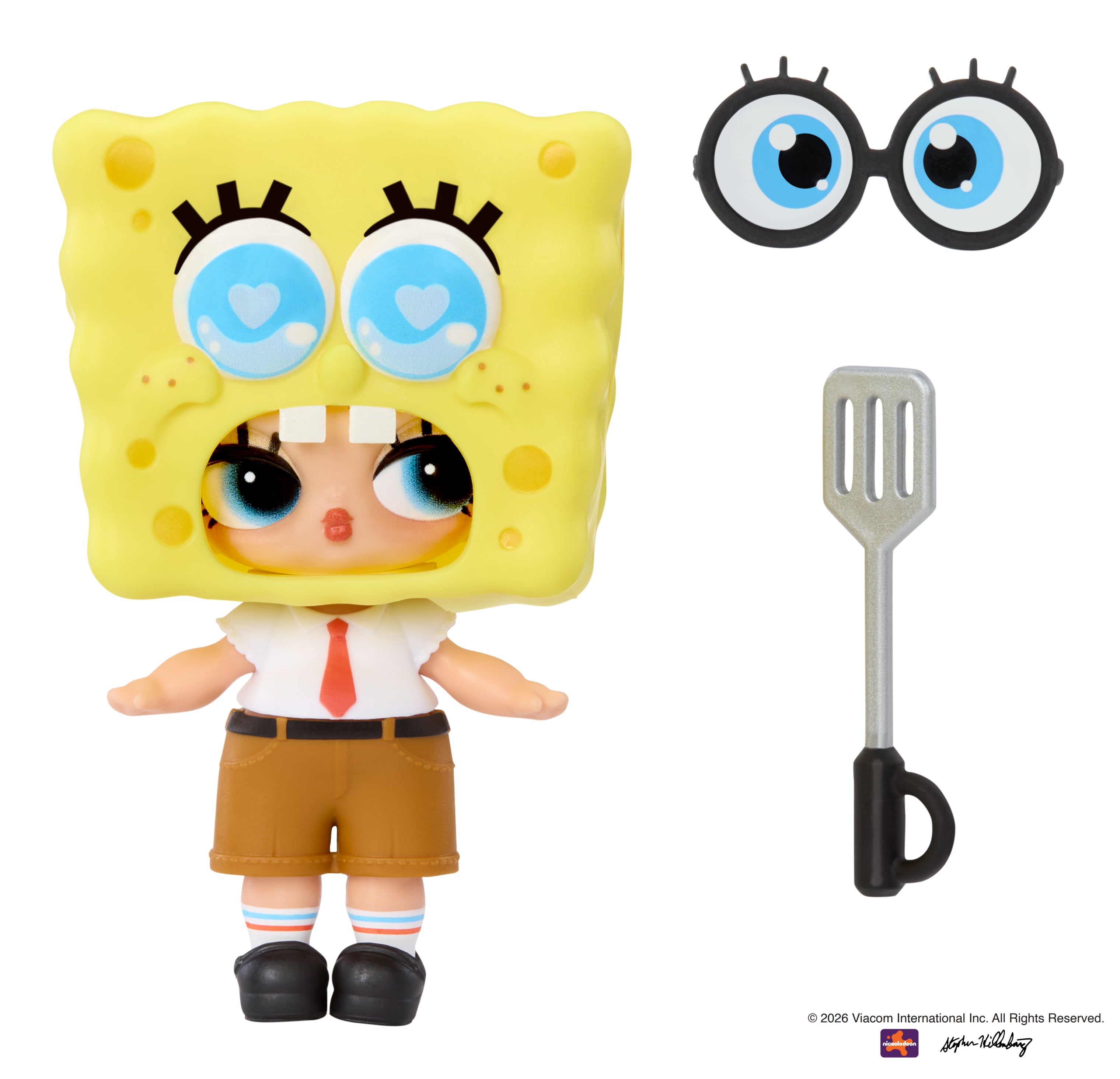 LOL Surprise Loves SpongeBob SquarePants Tots Doll, 7 Total Surprises, Ages 4+