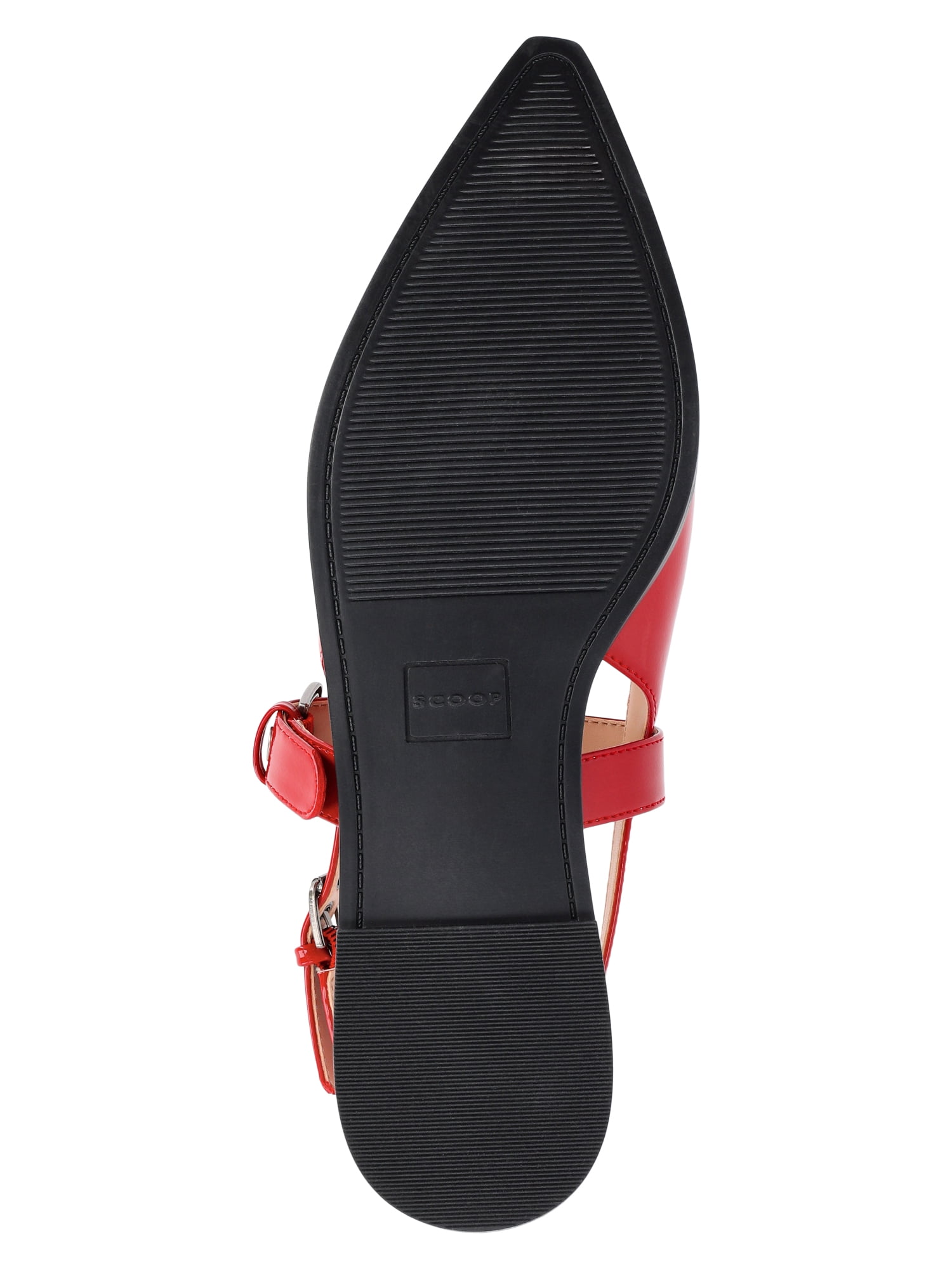 Scoop Women's Patent Faux Leather Corset Flats