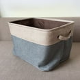 thumbnail image 2 of Clearance! Unique Hand-woven Storage Basket Portable Household  Storage Basket for Sundries Pink L, 2 of 9