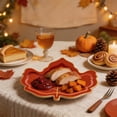 thumbnail image 6 of Qjidjing 25Pcs 7 Inch Disposable Maple Paper Plates for Halloween, Fall Harvest Thanksgiving Dinner Party Supplies, 6 of 6