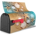 thumbnail image 2 of Starfish Shell Beach Sea Mailbox Covers Magnetic Mailbox Wraps Post Letter Box Cover Standard Oversize 21"X18"/25.5" X 21" Mailwrap Garden Home Decor, 2 of 6