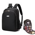 thumbnail image 1 of Organizador mochila grande MAXPAND cortapelos y sum. barberos | Mochila portátil peluqueros | Bolsa herramientas peluq. 3 en 1 (NEGRO), 19 PULG, 1 of 3