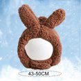 thumbnail image 3 of Gorros de invierno para niños pequeños, gorro cálido de felpa densa, bonito conejo con gorros cálidos de terciopelo, 3 of 6