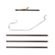 thumbnail image 1 of Soporte para linterna de camping, ligero, plegable, para colgar, con estaca Café, 1 of 9