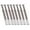 Silver, variant on Milaget Metal 8 Pieces Black Humbucker Pickup Frame Mounting Screws 3mm Set for