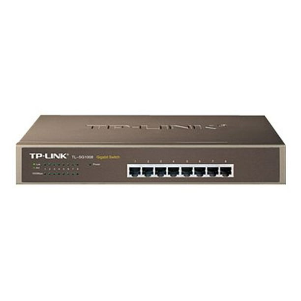TP-Link TL-SG1008 - Interrupteur - 8 x 10/100/1000 - Bureau