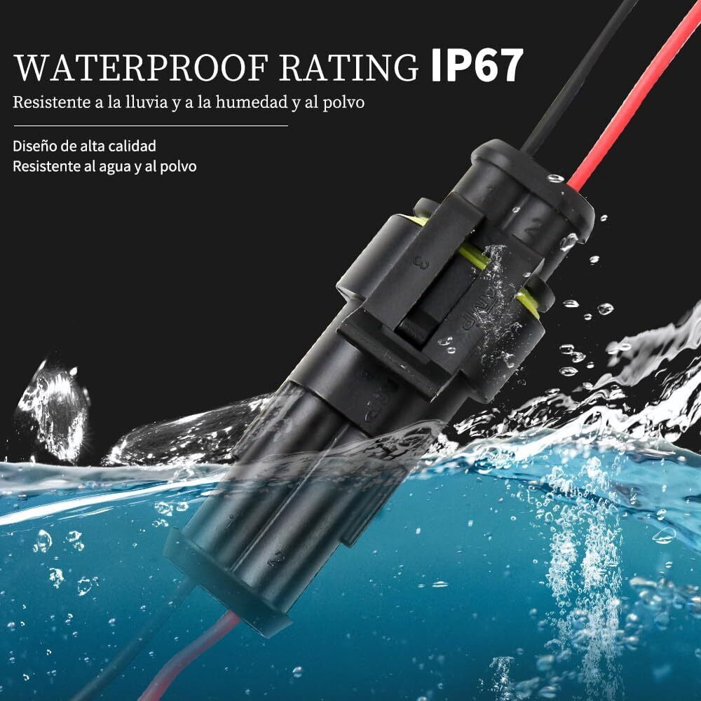 Harness Connector Waterproof Wire Quick Disconnect Automotive Electrical