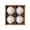 White, variant on 4‑Pack Christmas Ball Ornaments, 3.15 Inch Shatterproof Sequin Pearl Hanging Balls, Exquisite Xmas Tree Decorations for Holiday & Party,White