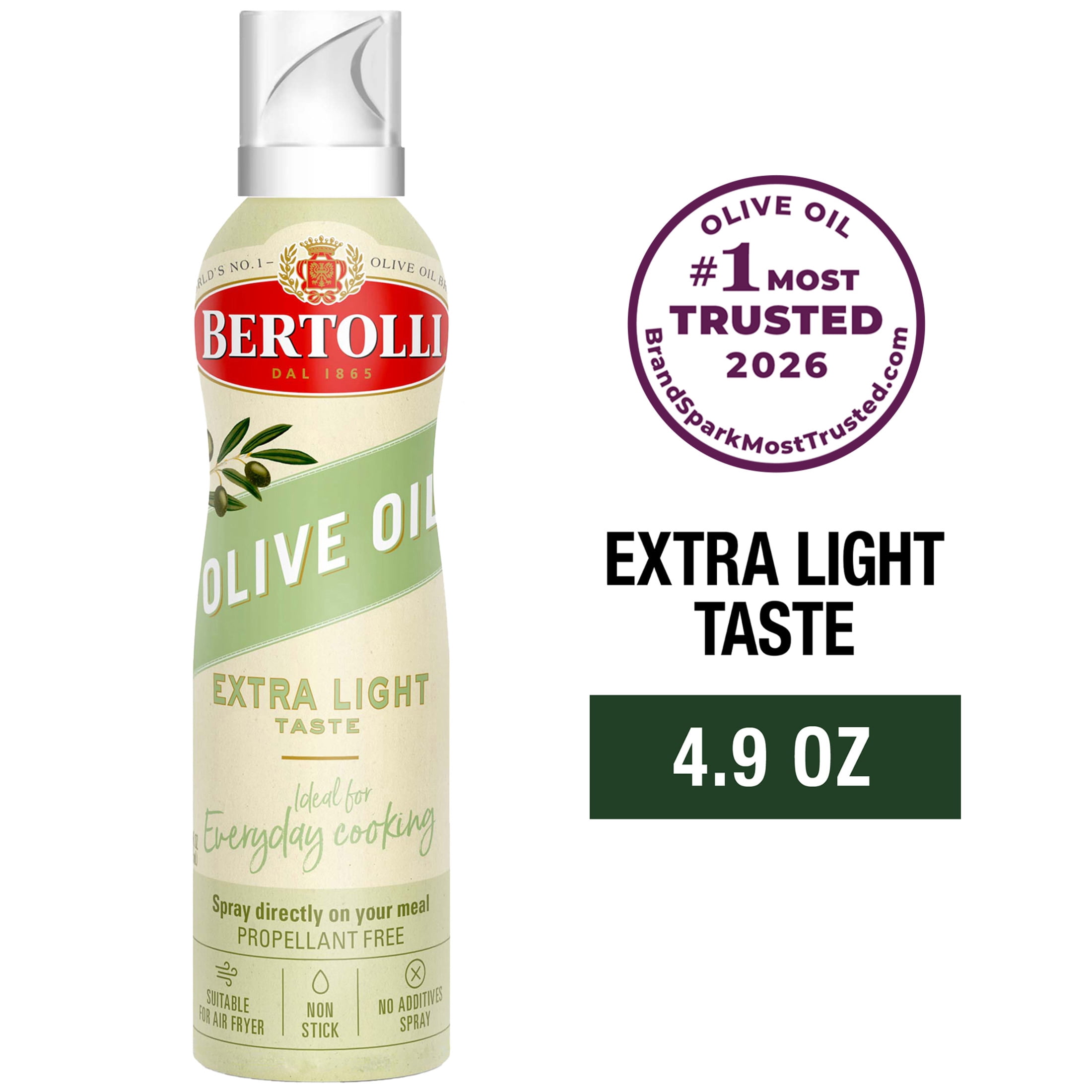 (6 pack) Bertolli Extra Light Taste Spray, 4.9 fl oz
