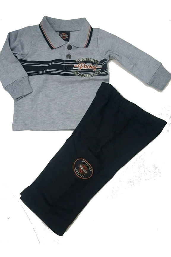Infant Boy Polo Shirt & Pants Gift Set 18M