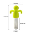 thumbnail image 3 of Clearance! Half Body Doll Tea Infuser.Human Shaped Tea Strainer Tea Bag 304 Stainless Silicone Tea Strainer Food Storage,C, 3 of 4