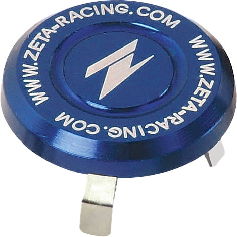 Zeta Steering Stem Cap, Blue