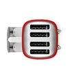 thumbnail image 2 of Smeg Grille-Pain 4 Fentes Rouge TSF03 RDUS, 2 of 4