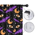 thumbnail image 4 of Blackout Kids Curtains,Halloween Bat Moon Eye Pattern Childrens Insulated Curtains Set Of 2,Bedroom Essentials,Toddler Room Decor 42"x84", 4 of 5