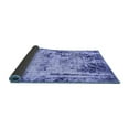 thumbnail image 2 of Ahgly Company Indoor Square Abstract Blue Modern Area Rugs, 3' Square, 2 of 4