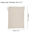 thumbnail image 2 of REGALWOVEN Coin Sacks Bag, Bank Deposit Change Bags with Drawstring Beige 12"x8", 2 of 7